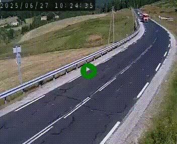 Webcam routière au niveau du col de la Chavade en Ardèche, sur la N102 à 1266 mètres d'altitude