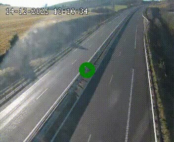 Caméra autoroutière France - A75, Montalies, à hauteur de Séverac-le-Chateau, en direction du viaduc de Millau