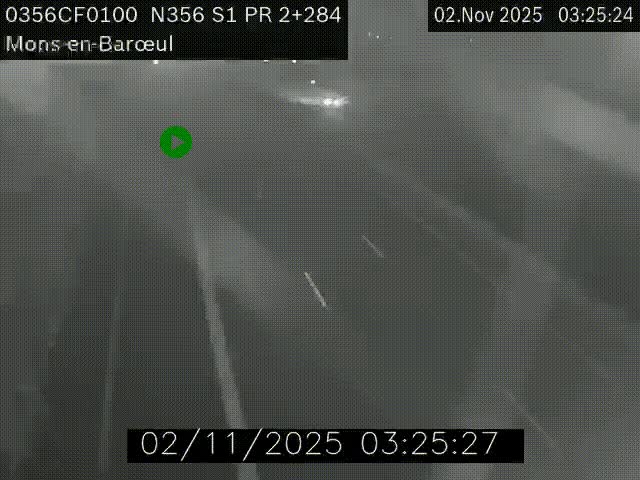 Webcam à l'entrée de Lille en direction du périphérique, à proximité de Mons-en-Baroeul sur la N356