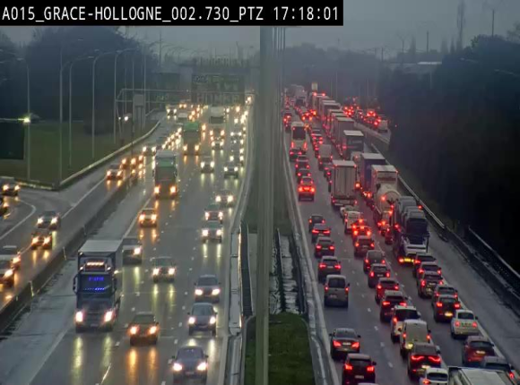 Caméra trafic Belgique - Grâce-Hollogne - E42, jonction avec A604, direction Loncin/Aéroport de Liège -  BK 3.2