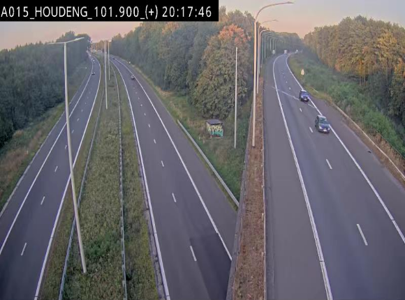 Webcam autoroute Belgique - Houdeng-Goegnies - Jonction E19/E42 direction Tournai/Mons - BK 101.85