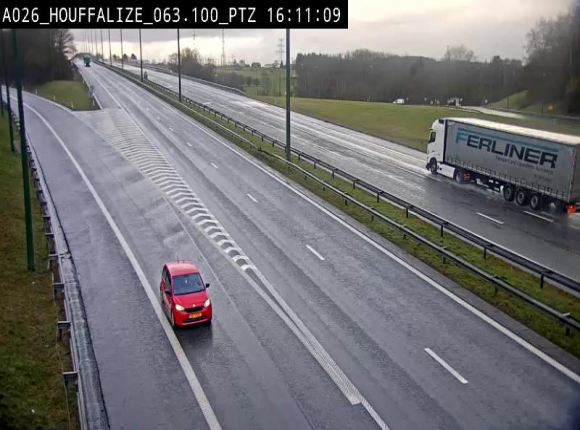 Caméra autoroute Belgique - Houffalize, E25 direction Liège