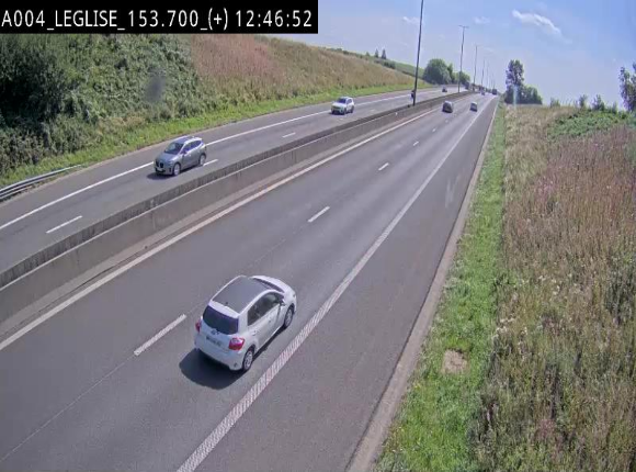 Webcam autoroute E411 à hauteur de Léglise, en direction de Luxembourg