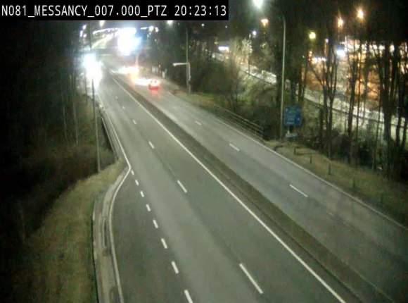 Webcam sur la N81 (E411) à hauteur du Cora Messancy. Vue orientée vers Arlon
