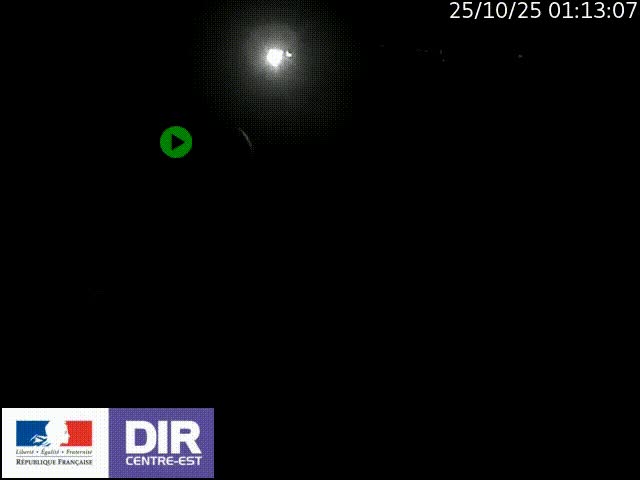 Webcam sur le contournement de Valence, sur la Nationale 7, à la jonction avec la N532, caméra orientée vers Grenoble