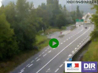 Webcam info trafic à proximité de Vizille sur la N85, au niveau du point de vue du Saut du Moine à Champagnier