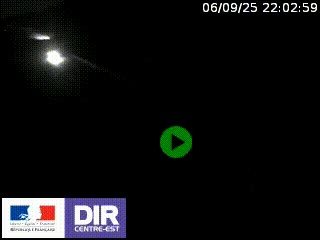 Webcam au niveau du col de Bois Clair à hauteur de Cluny sur la N79. Vue orientée vers Mâcon