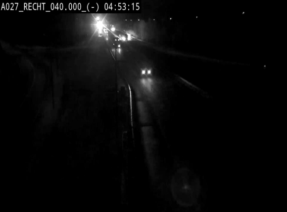Webcam A27/E42 à hauteur de la sortie 13 Recht à proximité de Malmedy. Vue orientée vers Malmedy et Liège