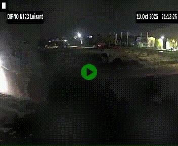 Webcam en périphérie de Chartres sur la N123, à hauteur de Luisant. Vue orientée vers Chartres