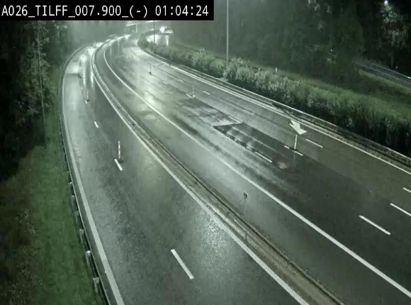 Webcam autoroute A26/E25 à Esneux, en Belgique en direction Luxembourg - BK 7.9