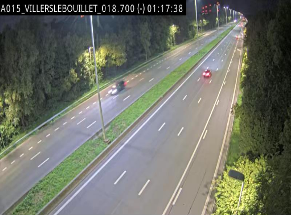 Webcam autoroute Belgique - Villers-le-Bouillet - E42 direction Liège - BK 18.7