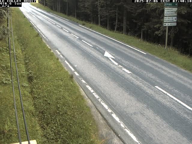 Caméra du Collet sur la route de Colmar (D417)
