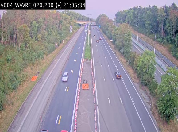 Webcam @ Wavre-sud KP 19.6, A4/E411