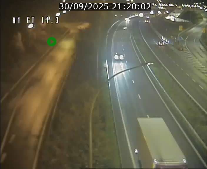 Traffic live webcam Luxembourg Senningerberg - A1 direction Allemagne - BK 11.3