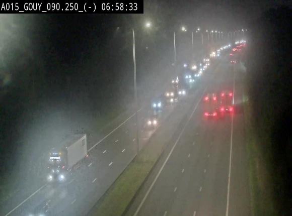 Webcam autoroute Belgique - Gouy-lez-piéton - E42 - BK 90.3