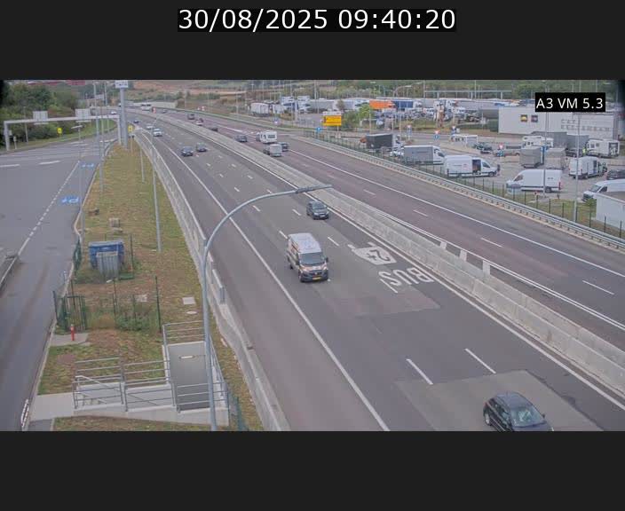 Traffic live webcam Luxembourg Aire de Berchem - A3 - BK 5 - direction France