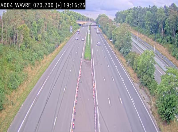 Webcam @ Wavre-sud KP 19.6, A4/E411