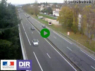 Webcam routière à Le Chambon-Feugerolles sur la RN88 entre Firminy et Saint-Etienne