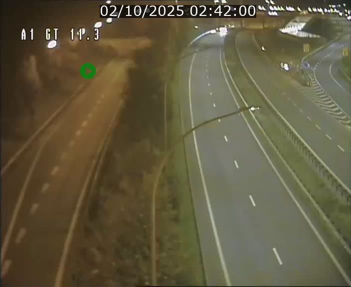 Traffic live webcam Luxembourg Senningerberg - A1 direction Allemagne - BK 11.3