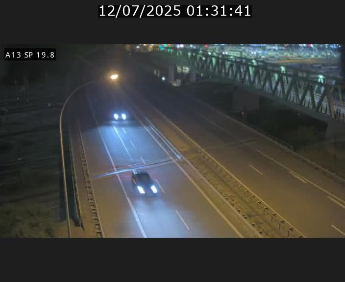 Traffic live webcam Luxembourg Croix de Bettembourg - A13 direction Esch-sur-Alzette - BK 19.8
