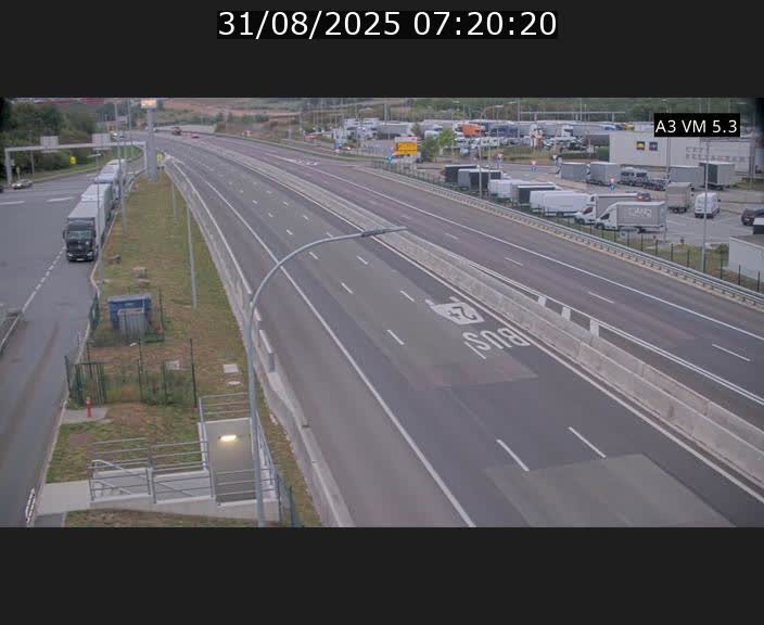 Traffic live webcam Luxembourg Aire de Berchem - A3 - BK 5 - direction France