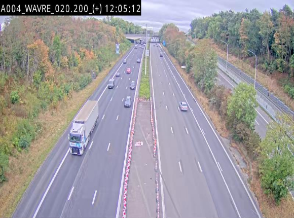Webcam @ Wavre-sud KP 19.6, A4/E411