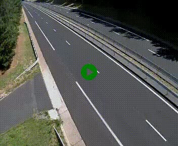 Caméra autoroute A75 à hauteur du col des Issartets en direction de Montpellier