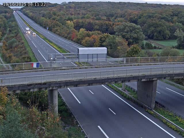 Caméra autoroute France - A31, Zoufftgen direction Luxembourg-ville, à la frontière entre la France et le Luxembourg