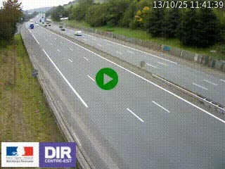 Webcam routière à Saint-Etienne-Terrenoire sur la RN88 avant la jonction entre l'A72 et le Boulevard Périphérique de Saint-Etienne