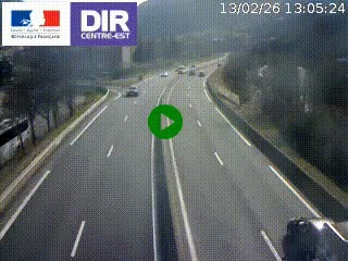Caméra sur la Nationale 90 (N90) à La Léchère, en direction et à proximité d'Albertville