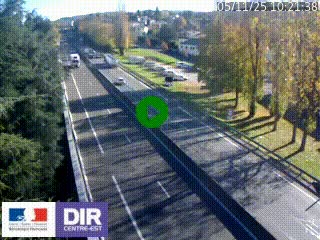 Webcam routière à Le Chambon-Feugerolles sur la RN88 entre Firminy et Saint-Etienne