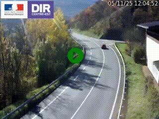Caméra trafic sur la N90 à Bourg-Saint-Maurice, en provenance d'Aoste et en direction d'Albertville