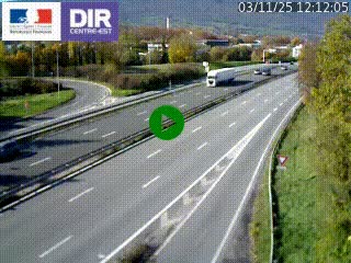 Caméra routière à hauteur de la sortie 15 Chambéry-centre au PK 4,103 en direction d'Albertville