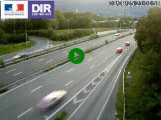 Caméra routière à hauteur de la sortie 15 Chambéry-centre au PK 4,103 en direction d'Albertville
