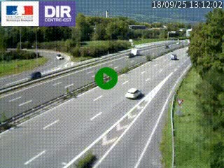 Caméra routière à hauteur de la sortie 15 Chambéry-centre au PK 4,103 en direction d'Albertville