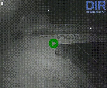 Webcam sur A84 à hauteur de Pont-Farcy, au niveau du pont autoroutier sur la Vire, au sud de Saint-Lô
