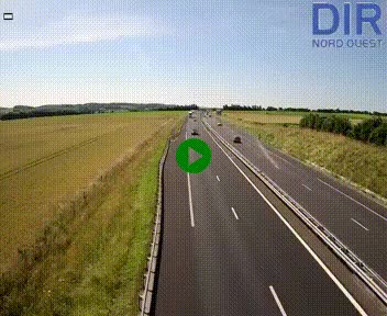 Webcam sur A84 à hauteur de l'échangeur de Poilley avec la N175, au sud d'Avranches