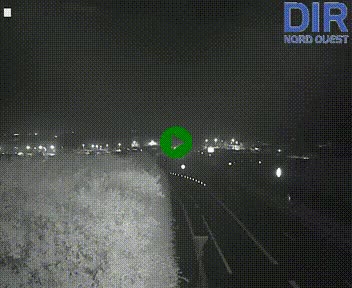 Webcam au début de l'A84 sur le périphérique Ouest de Caen (N814) à hauteur de la sortie 9, Porte de Bretagne