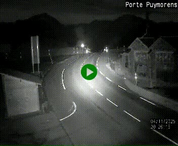 Webcam Col du Puymorens sur N320, en direction de Pas de la Casa (Andorre)
