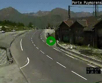 Webcam Col du Puymorens sur N320, en direction de Pas de la Casa (Andorre)