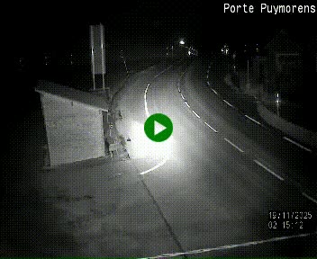 Webcam Col du Puymorens sur N320, en direction de Pas de la Casa (Andorre)