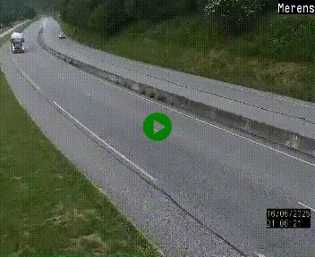 Webcam Ax-les-Thermes sur N20, en direction d'Andorre
