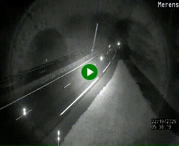 Webcam dans les Pyrénées à hauteur de Mérens-les-Vals sur N320, en direction de Pas de la Casa (Andorre)