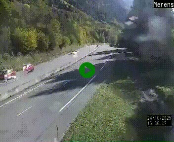 Webcam Ax-les-Thermes sur N20, en direction d'Andorre