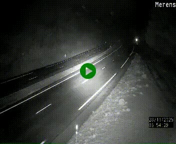 Webcam Ax-les-Thermes sur N20, en direction d'Andorre