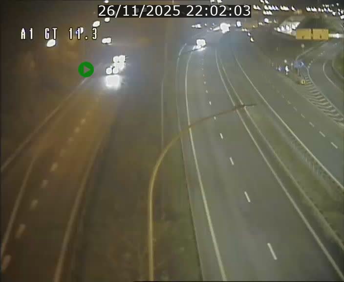 Traffic live webcam Luxembourg Senningerberg - A1 direction Allemagne - BK 11.3