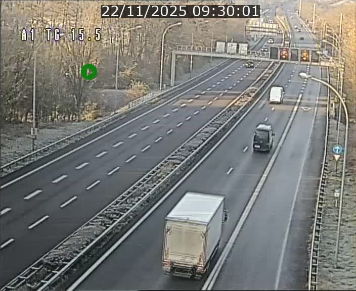 Traffic live webcam Luxembourg Munsbach - A1 direction Luxembourg - BK 15.5