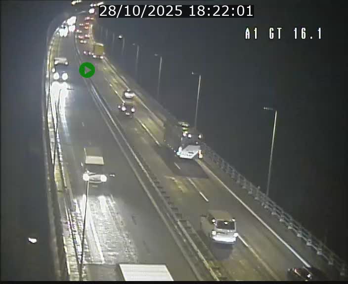 Traffic live webcam Luxembourg Niederanven - A1 direction Allemagne - BK 16.1