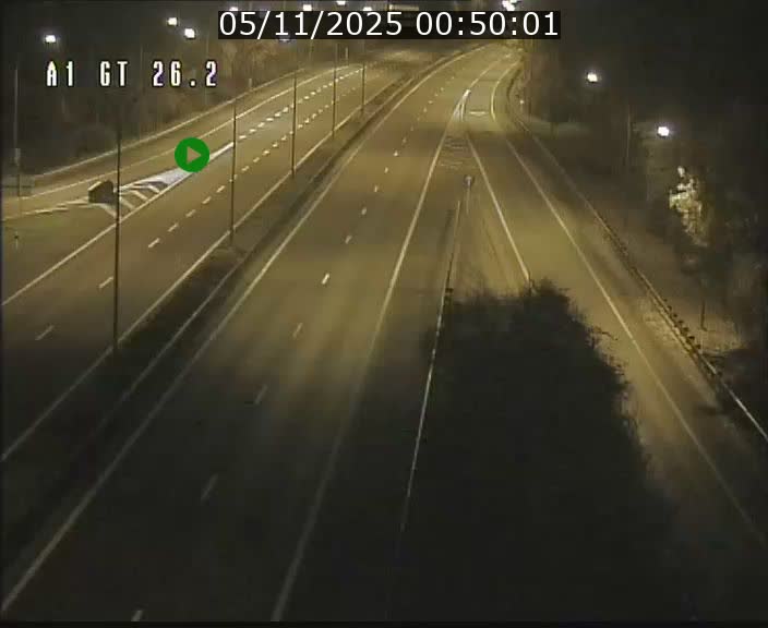 Traffic live webcam Luxembourg Grevenmacher - A1 direction Allemagne - BK 26.2
