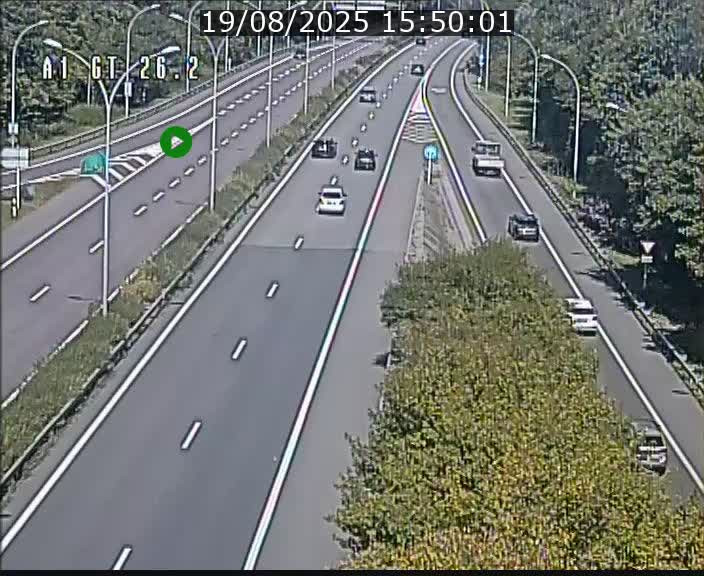 Traffic live webcam Luxembourg Grevenmacher - A1 direction Allemagne - BK 26.2